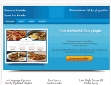 Tablet Screenshot of koreanakaraoke.com